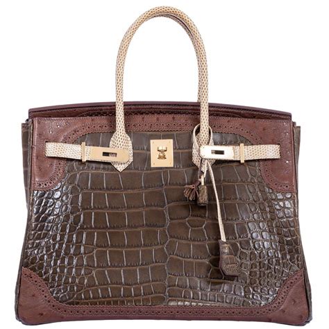 Hermes Birkin 35 Ghillies Grand Marriage Tri